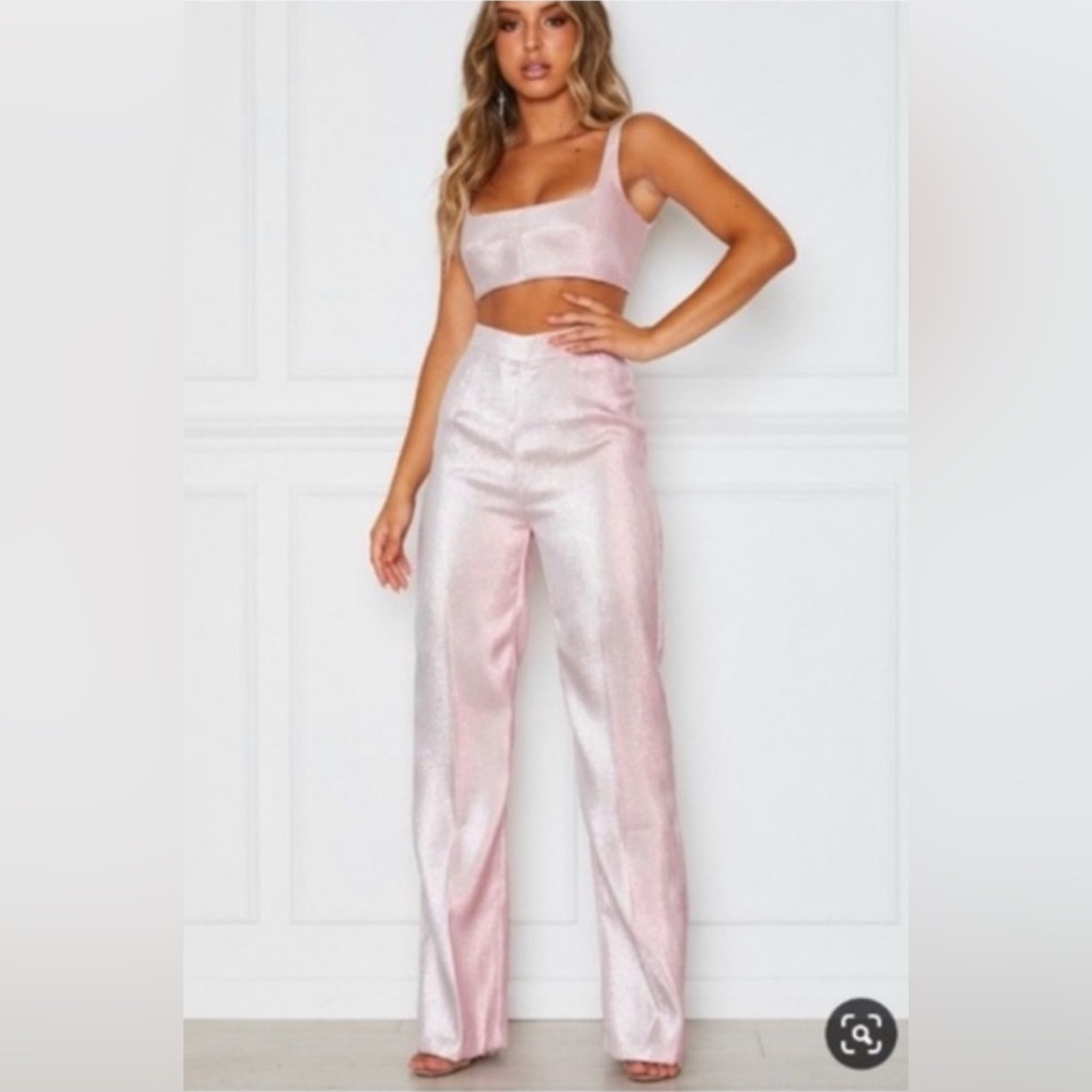 White Fox Stargazing Pants & Top Set Size M